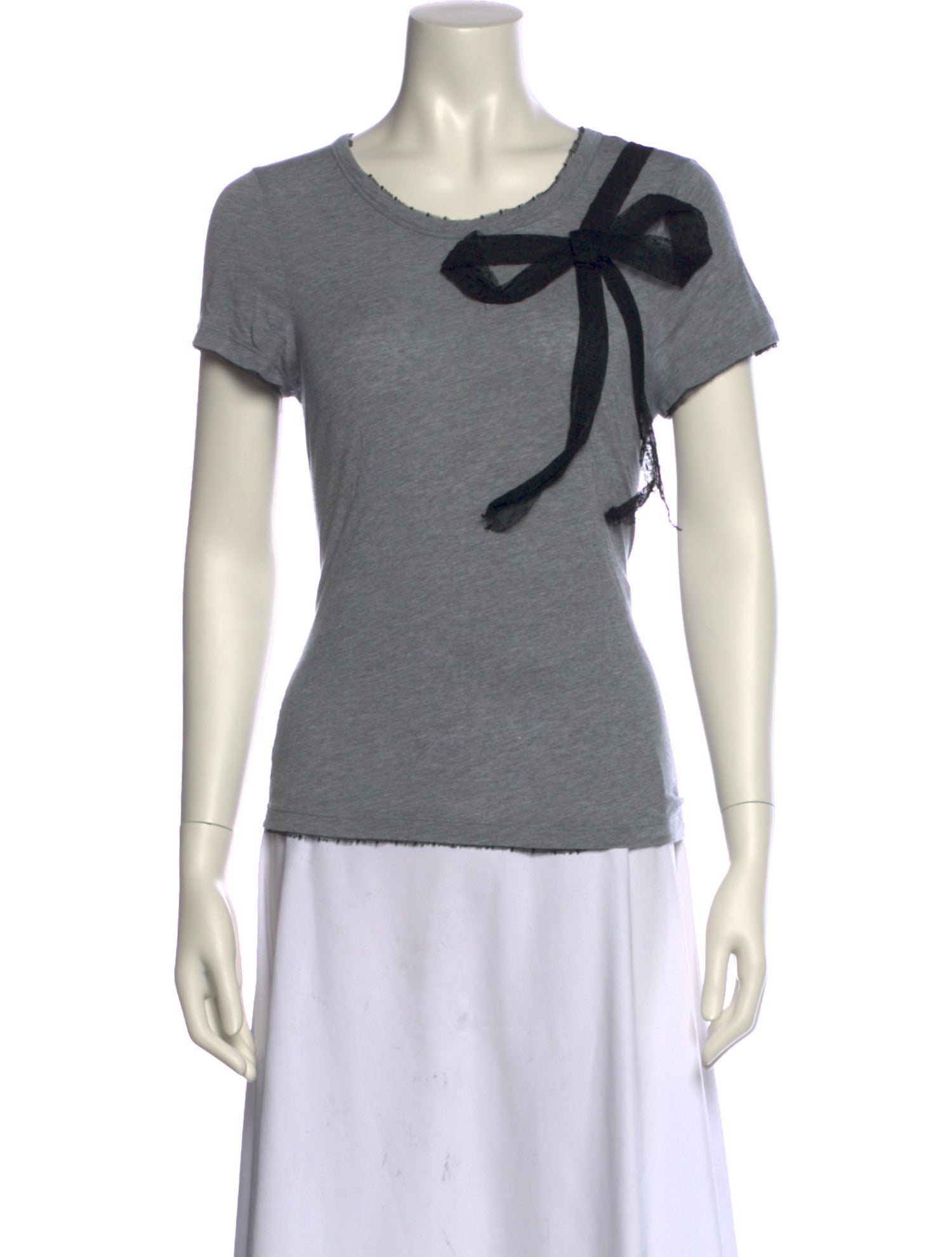 Red Valentino Graphic Print Scoop Neck T-Shirt