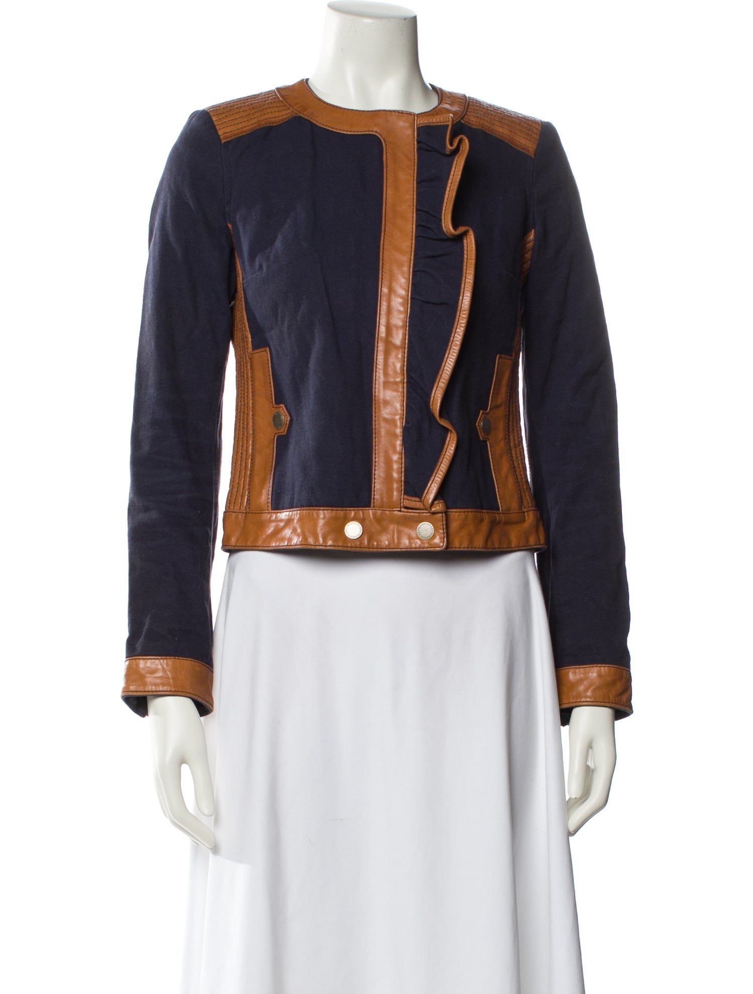 Red Valentino Colorblock Pattern Jacket