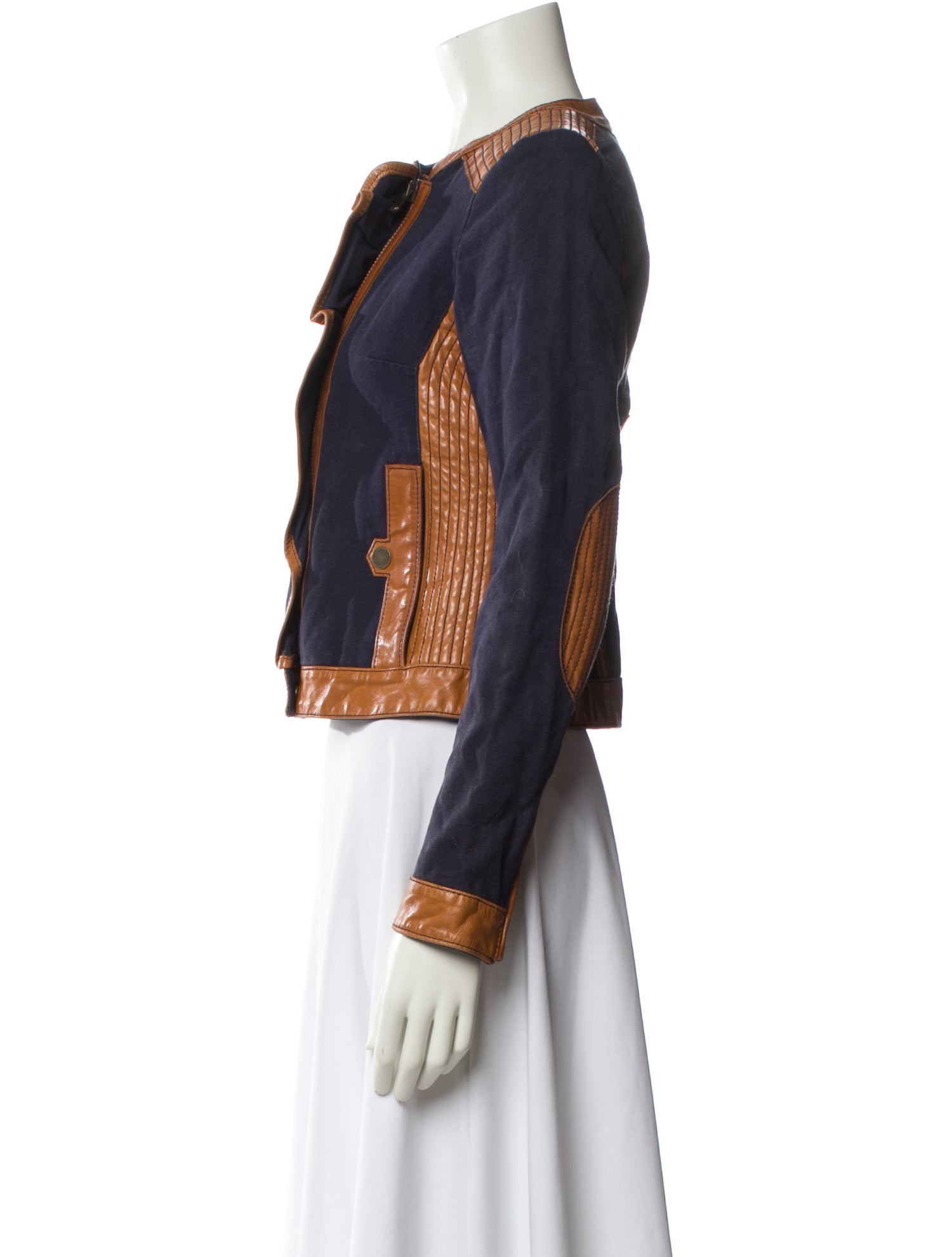 Red Valentino Colorblock Pattern Jacket