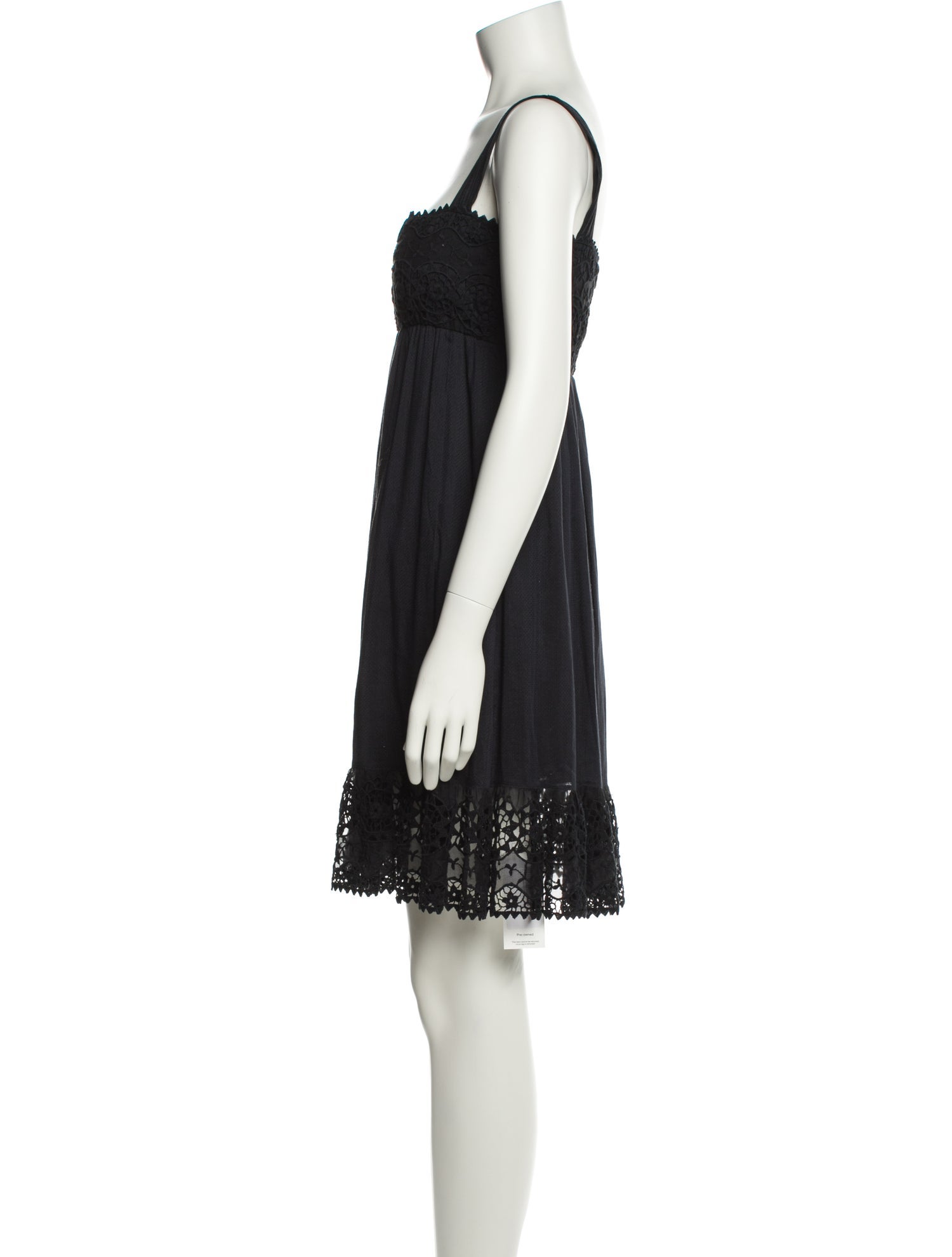 Red Valentino Square Neckline Mini Dress