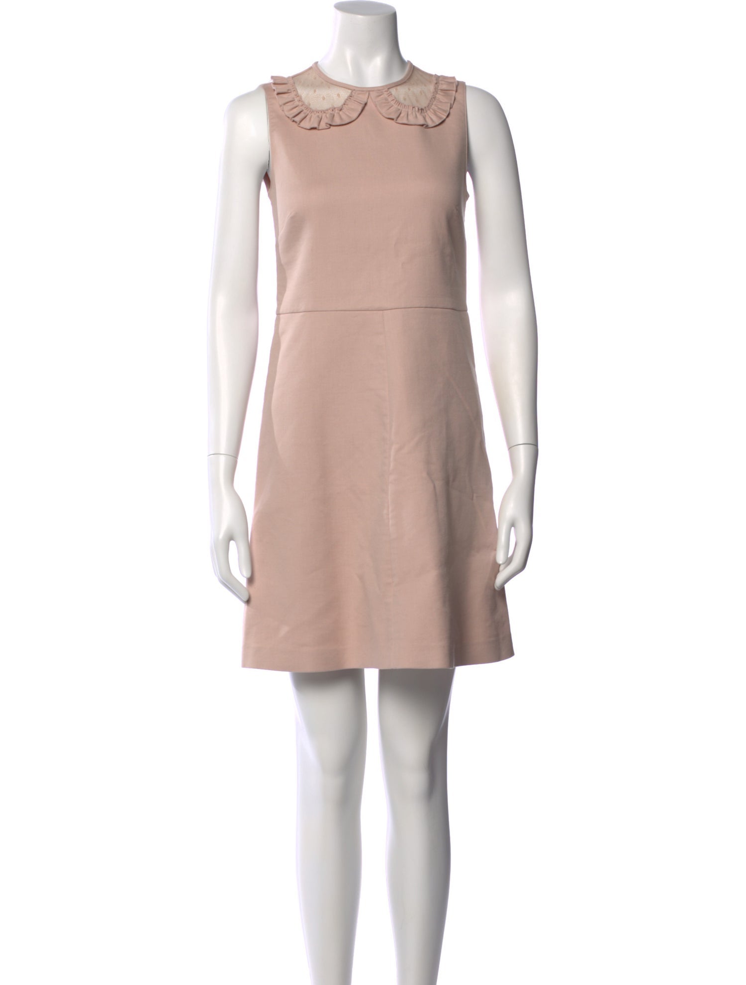 Red Valentino Crew Neck Mini Dress