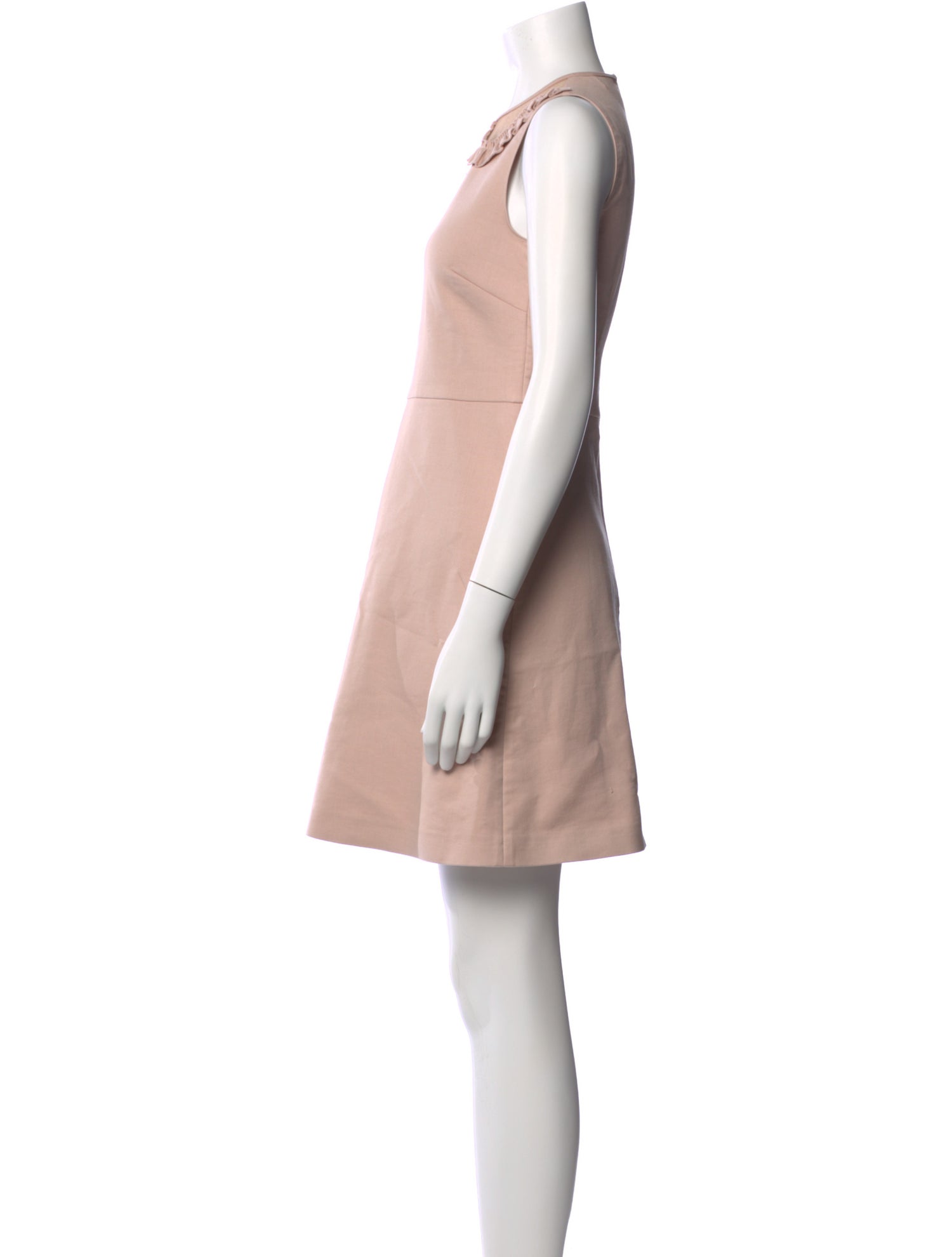 Red Valentino Crew Neck Mini Dress