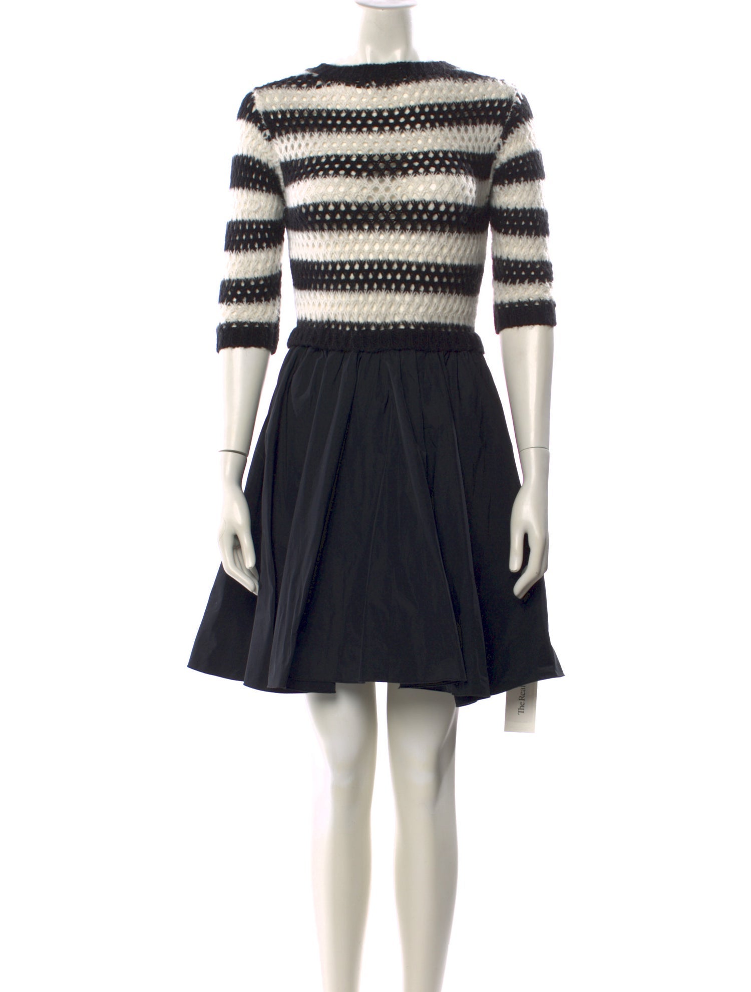 Red Valentino Striped Mini Dress