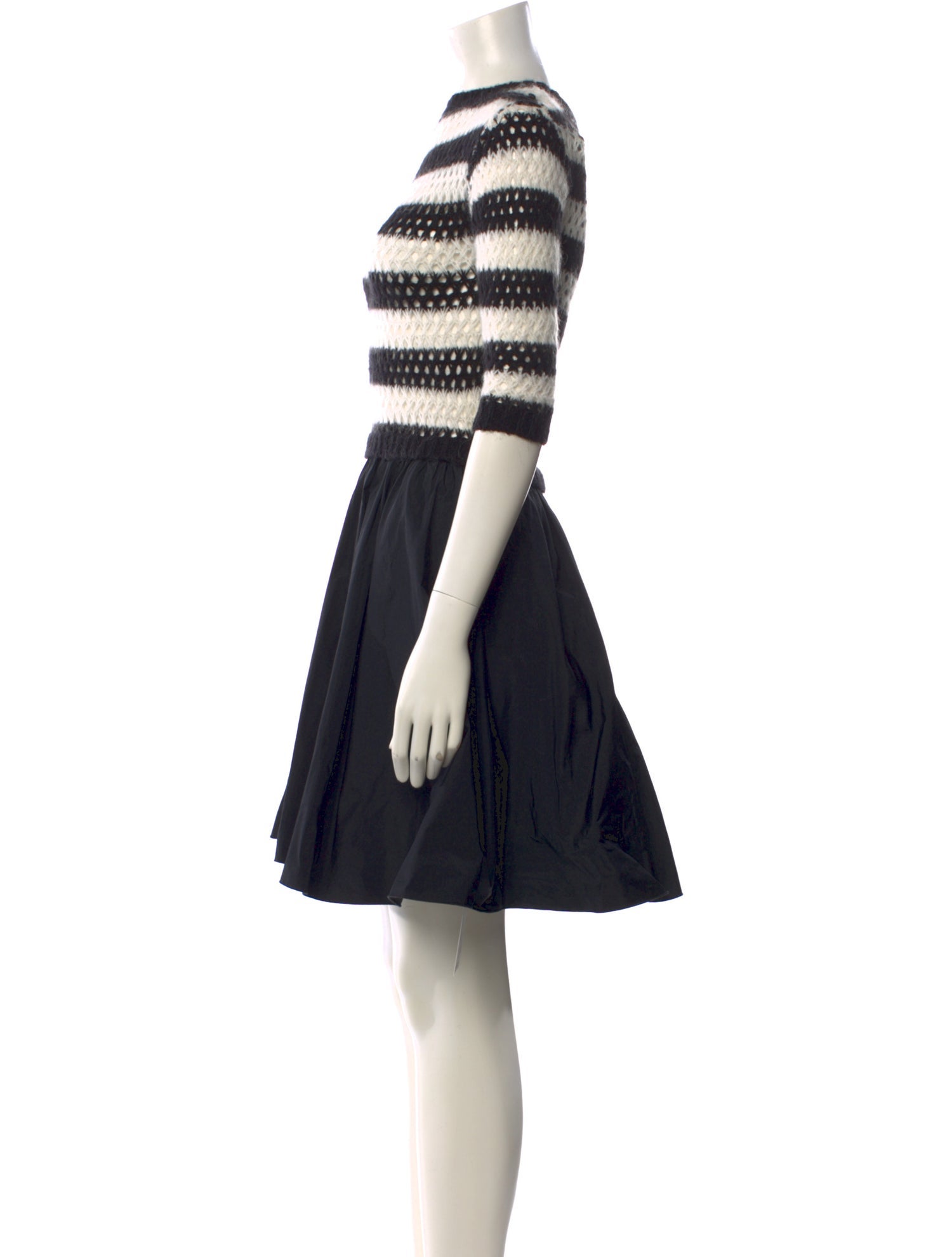 Red Valentino Striped Mini Dress