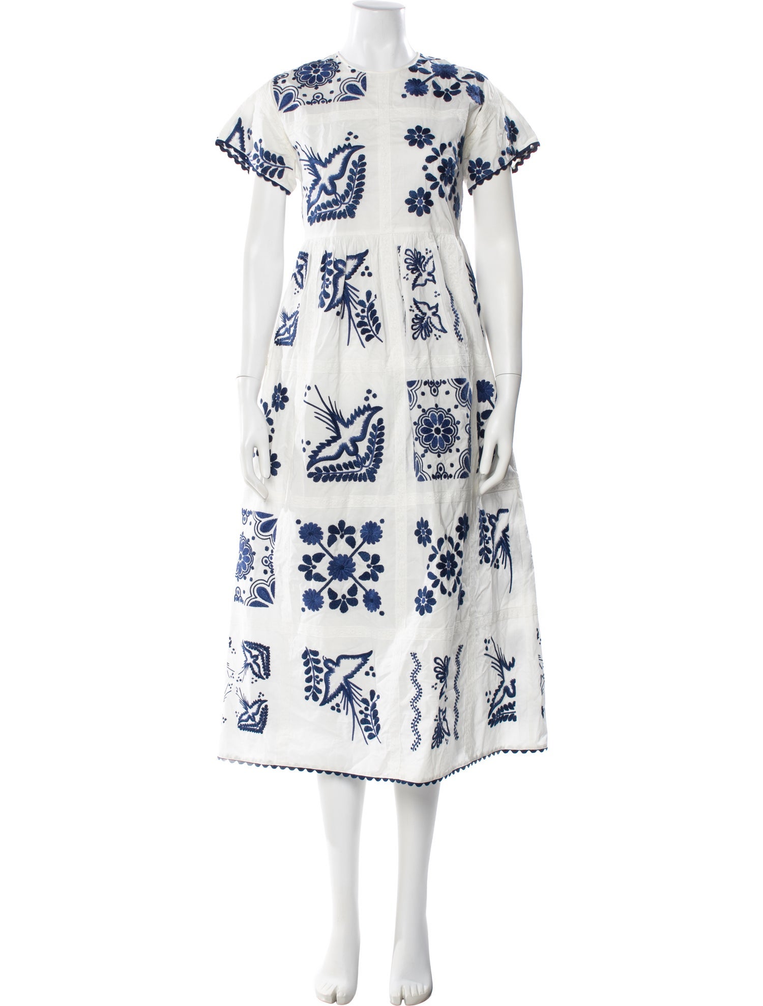 Red Valentino Printed Long Dress