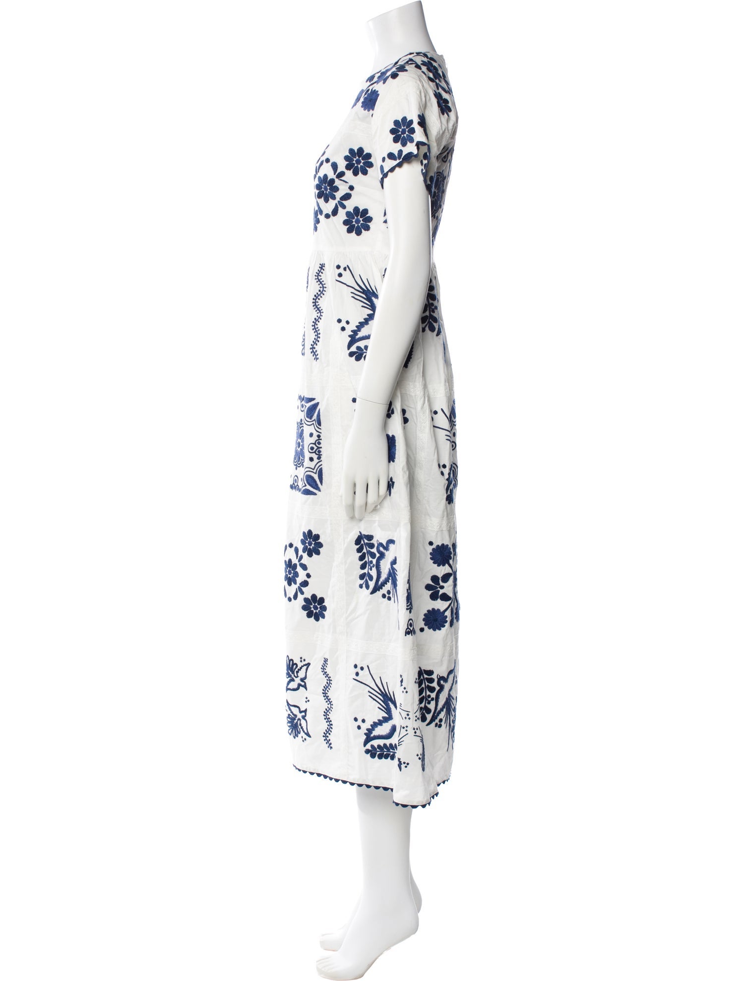 Red Valentino Printed Long Dress