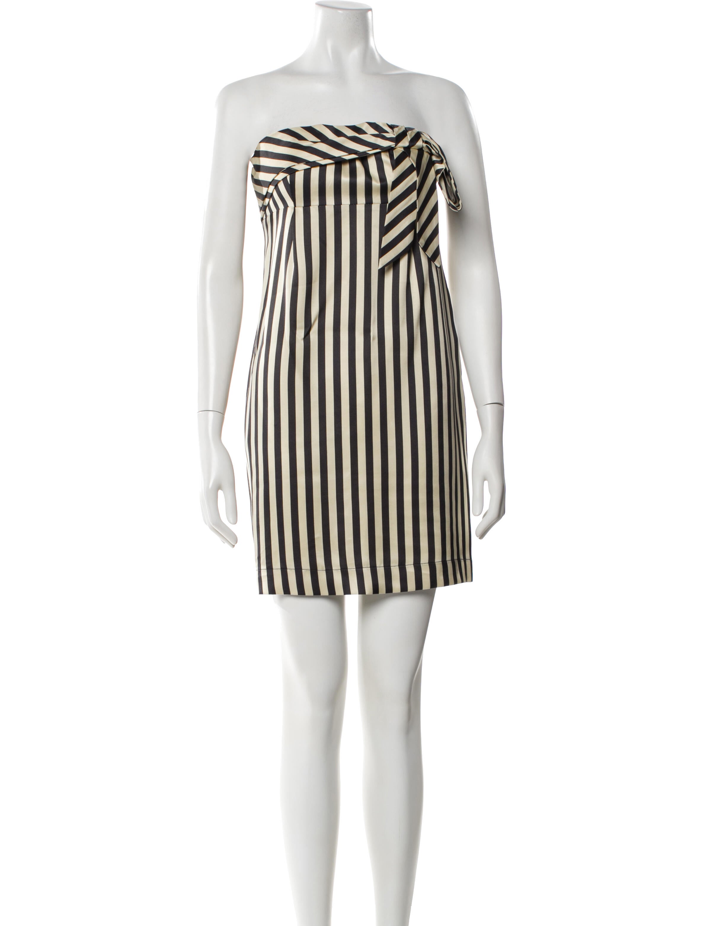 Red Valentino Striped Mini Dress