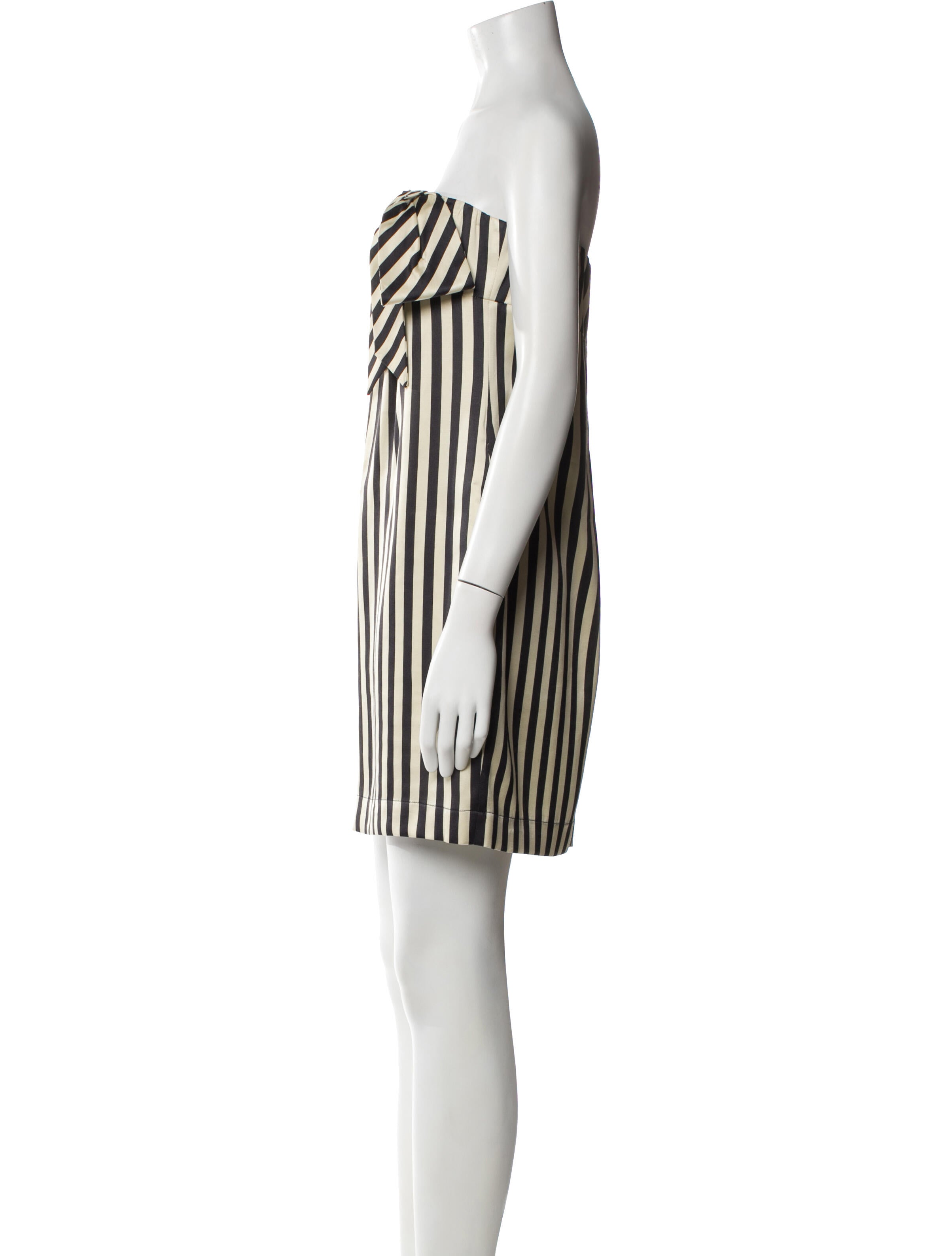 Red Valentino Striped Mini Dress