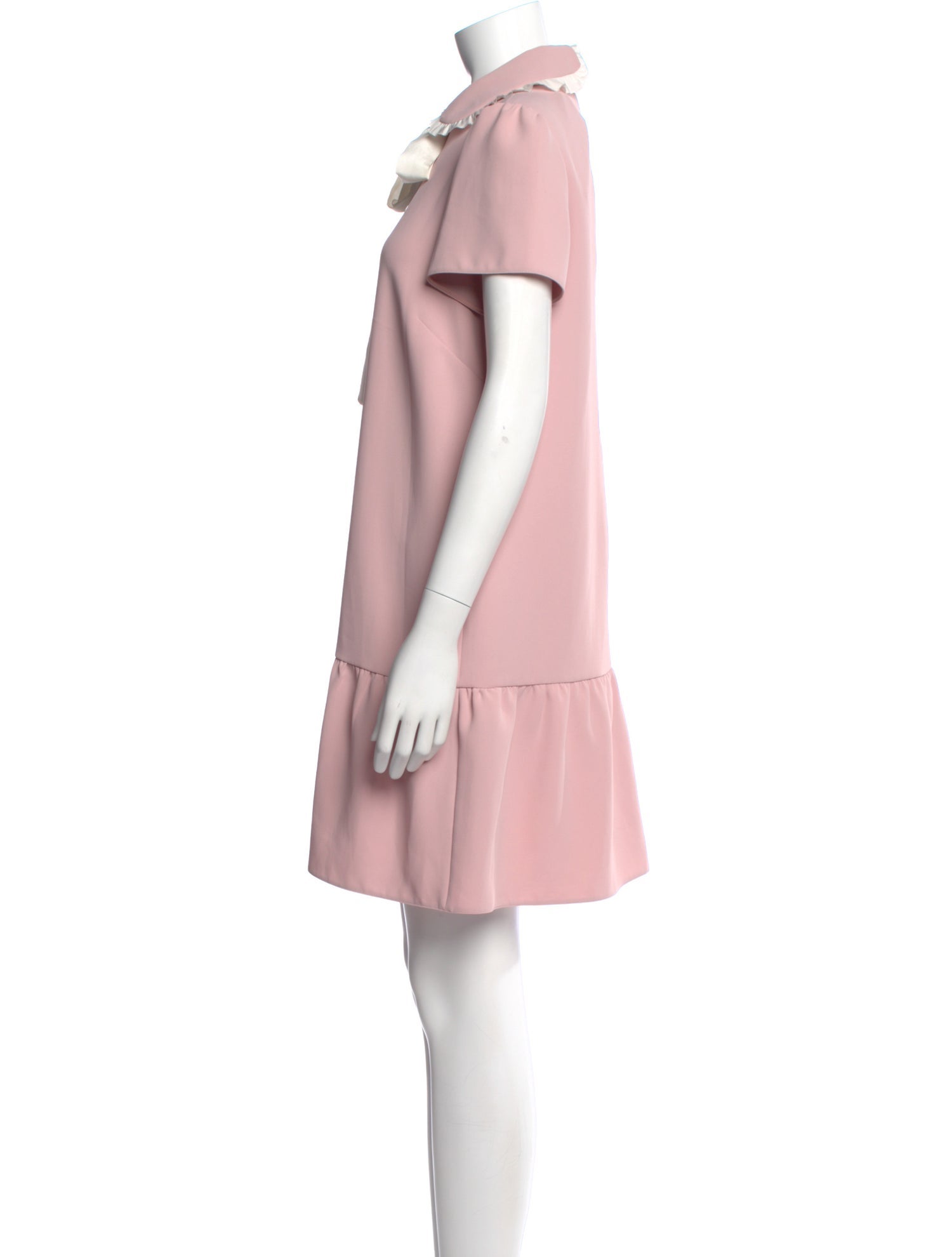 Red Valentino Crew Neck Mini Dress