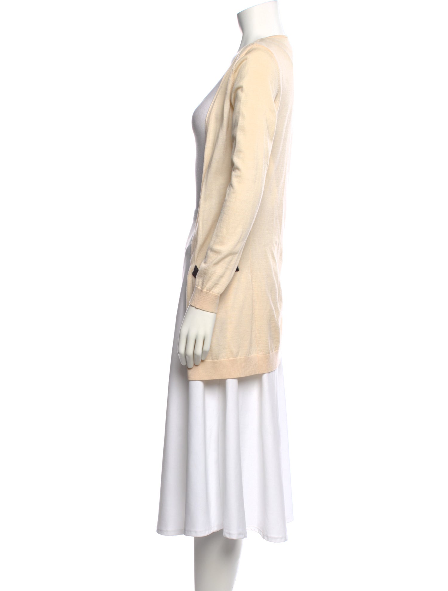 Red Valentino Open Front Sweater