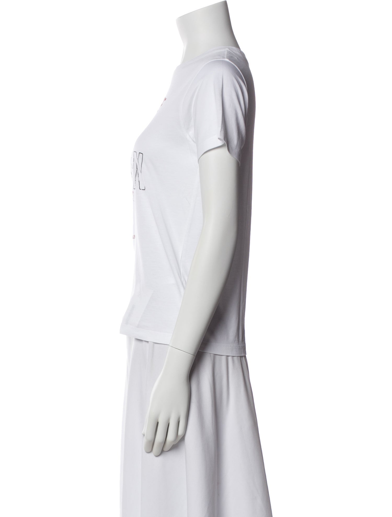 Red Valentino Graphic Print Crew Neck T-Shirt