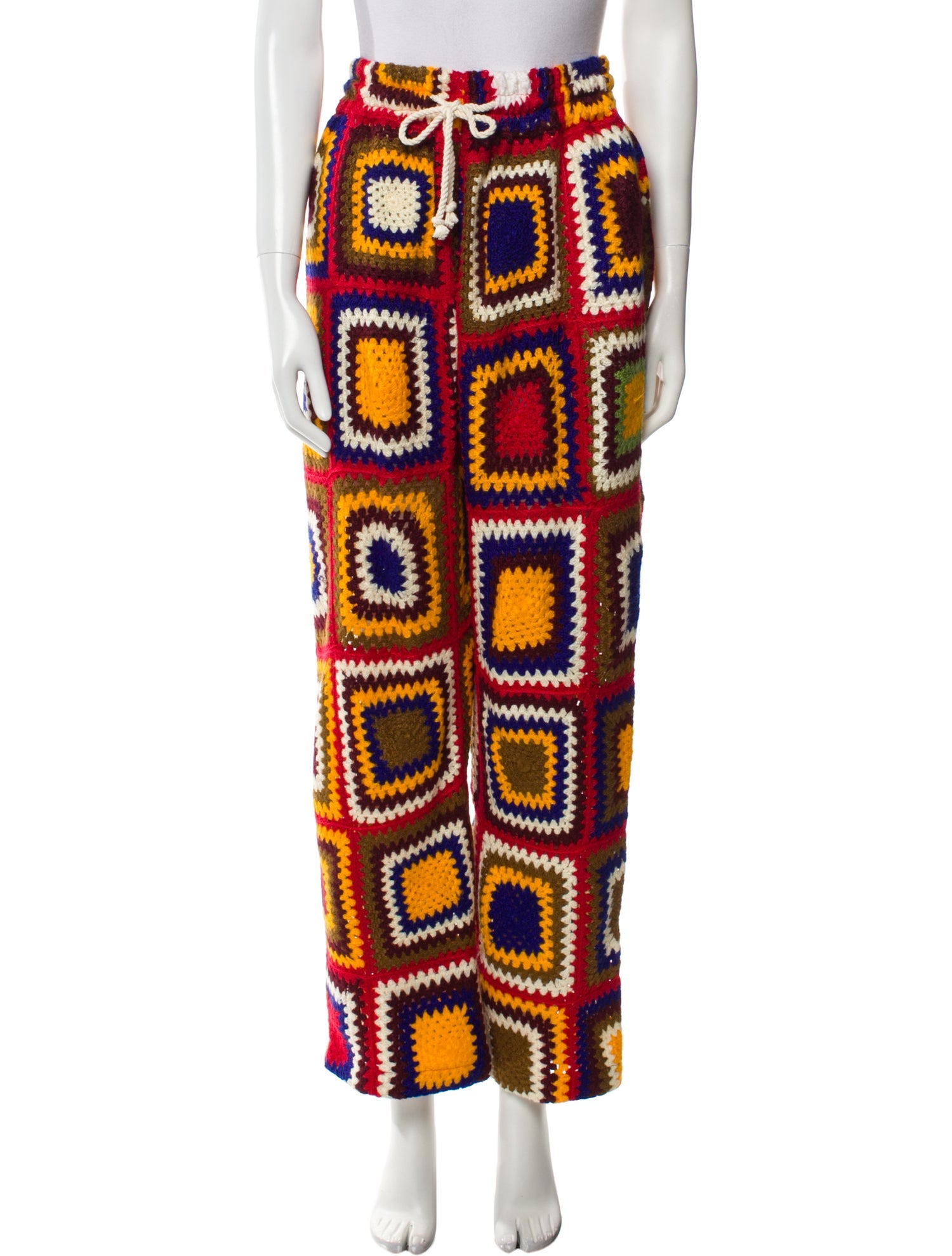 RES IPSA Printed Wide Leg Pants