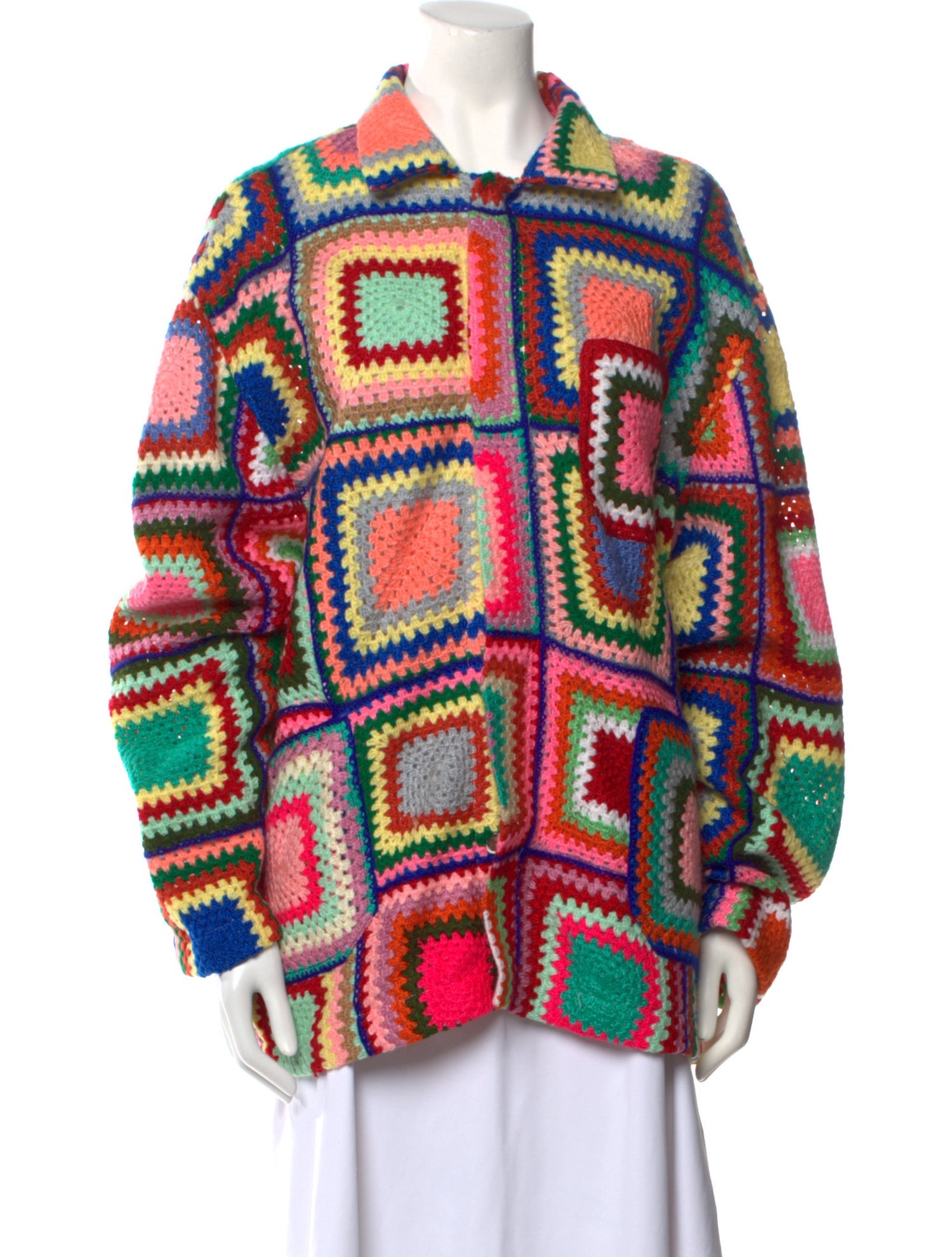 RES IPSA Patterned Mock Neck Sweater