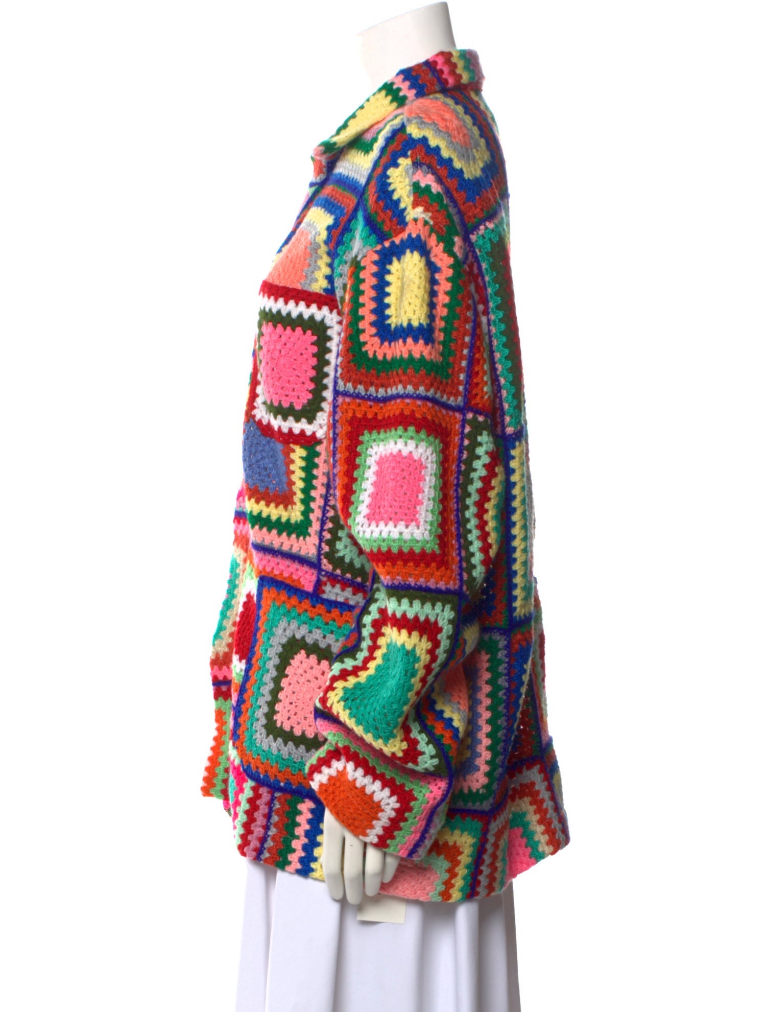 RES IPSA Patterned Mock Neck Sweater