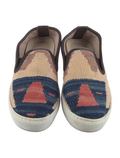 RES IPSA Printed Leather Trim Embellishment Sneakers