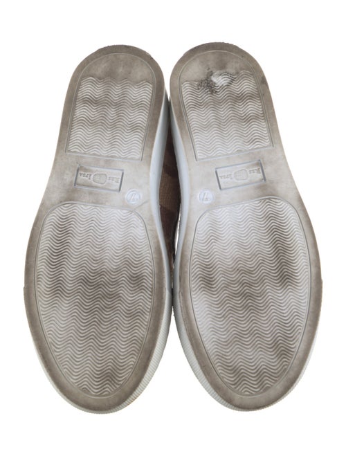 RES IPSA Printed Leather Trim Embellishment Sneakers