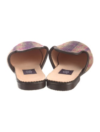 RES IPSA Jute Animal Print Mules