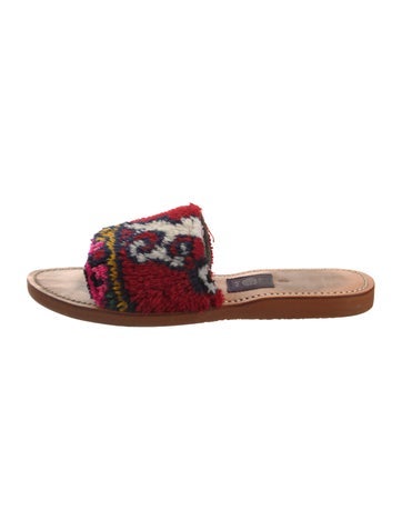 RES Ipsa Sandals Shearling Printed Slides 7