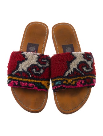 RES IPSA Shearling Printed Slides