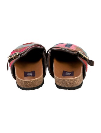 RES IPSA Raffia Patterned Mules