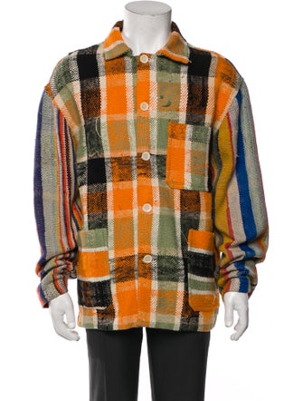 RES IPSA Plaid Print Bomber Jacket