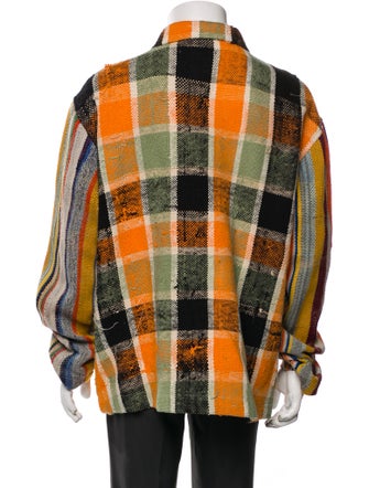 RES IPSA Plaid Print Bomber Jacket
