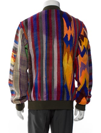 RES IPSA Striped Bomber Jacket