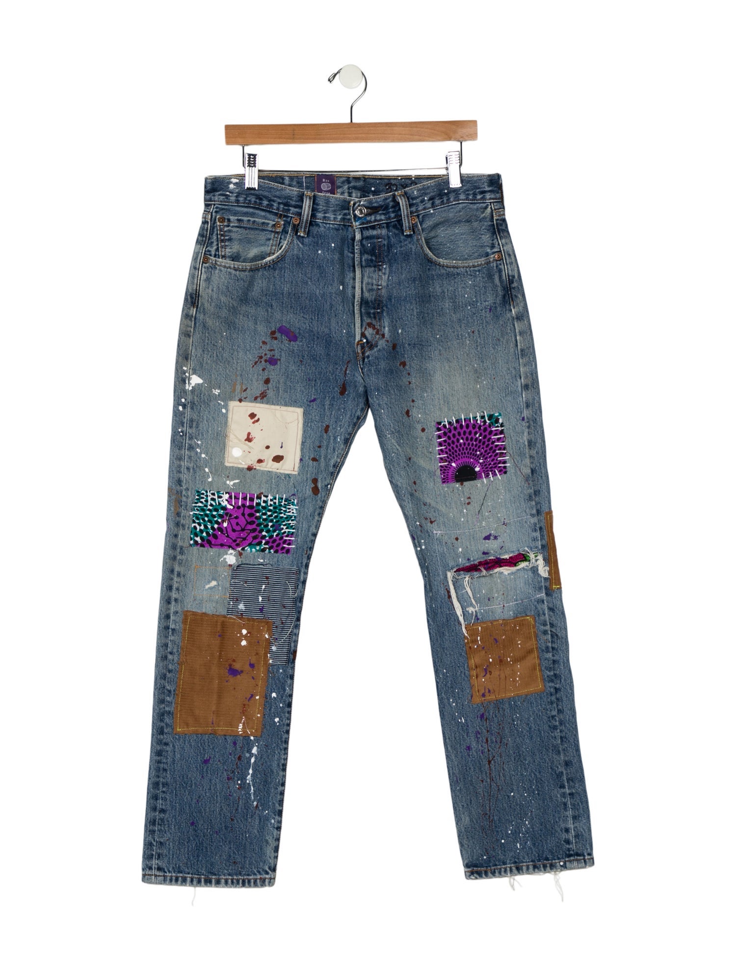 RES IPSA High-Rise Straight Leg Jeans