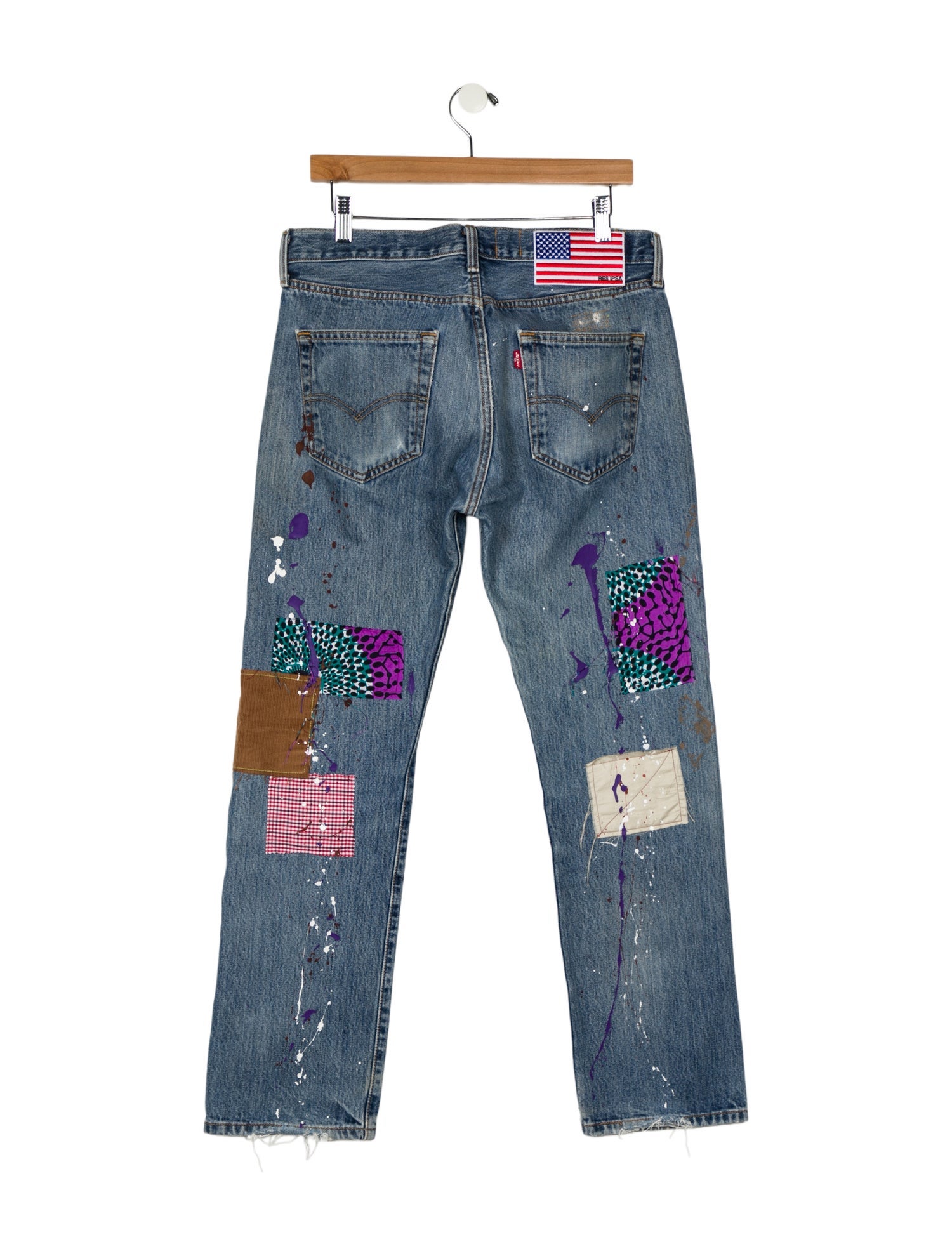 RES IPSA High-Rise Straight Leg Jeans