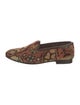RES IPSA Printed Leather Trim Embellishment Loafers