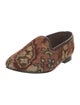 RES IPSA Printed Leather Trim Embellishment Loafers