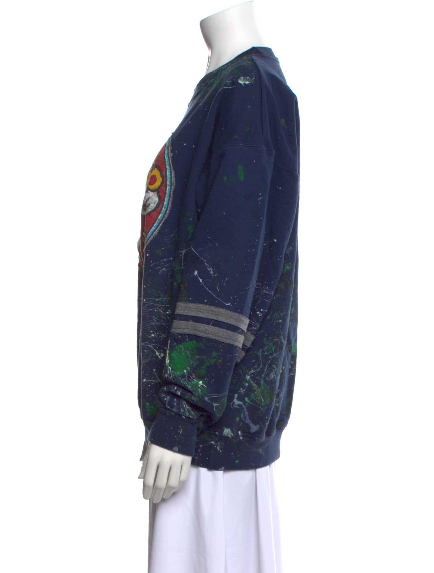 RES IPSA Graphic Print Crew Neck Sweatshirt