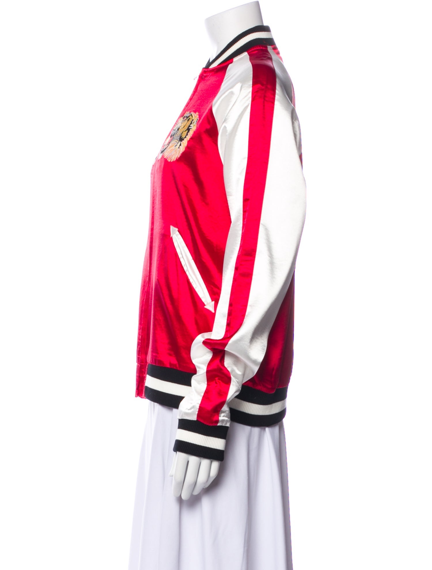 RES IPSA Graphic Print Bomber Jacket