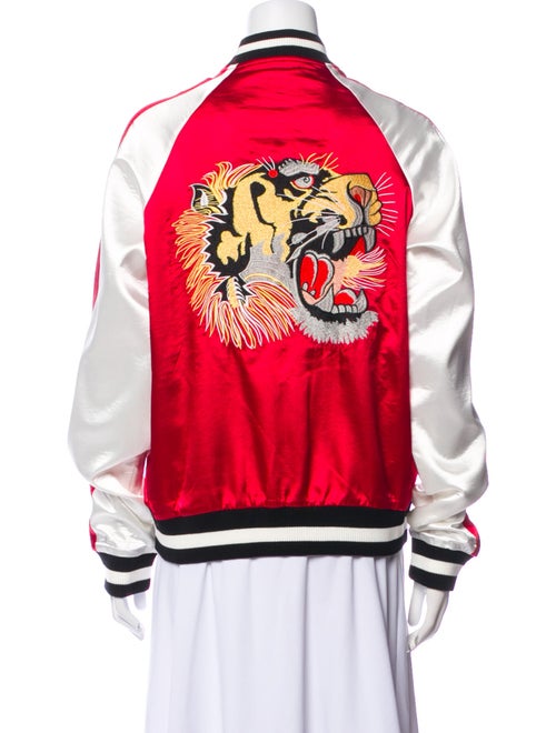 RES IPSA Graphic Print Bomber Jacket