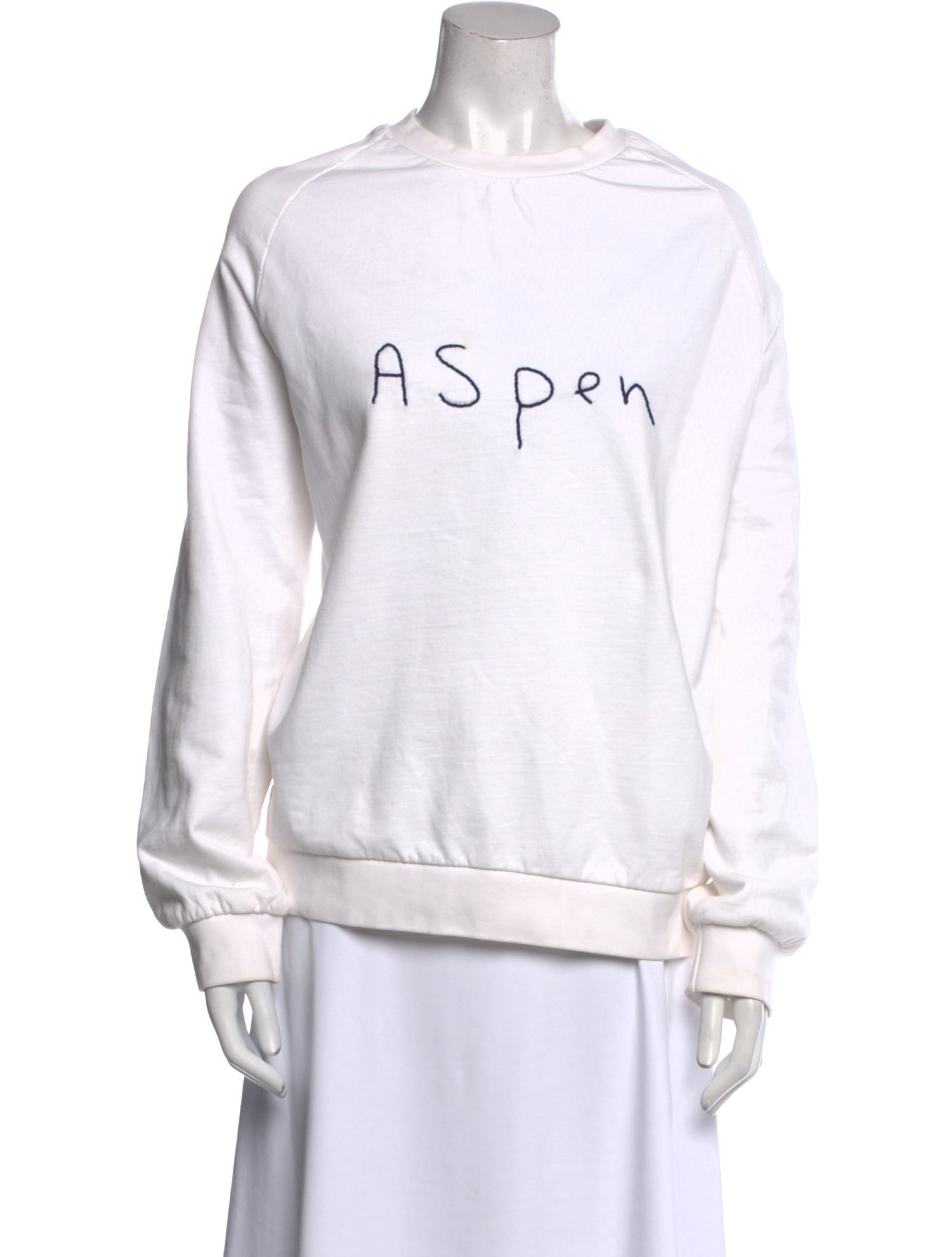 RES IPSA Graphic Print Crew Neck Sweatshirt