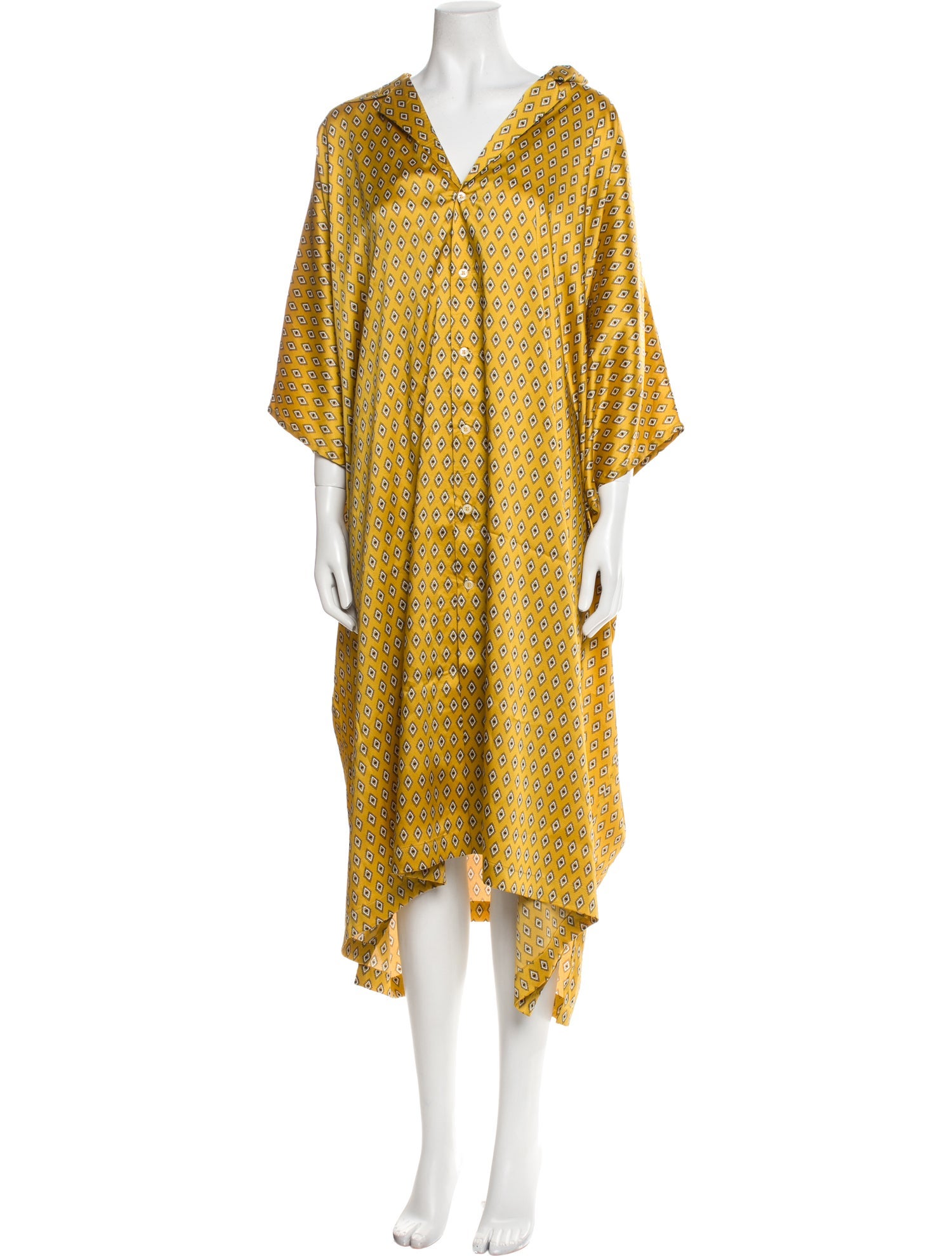 RES IPSA Silk Midi Length Dress