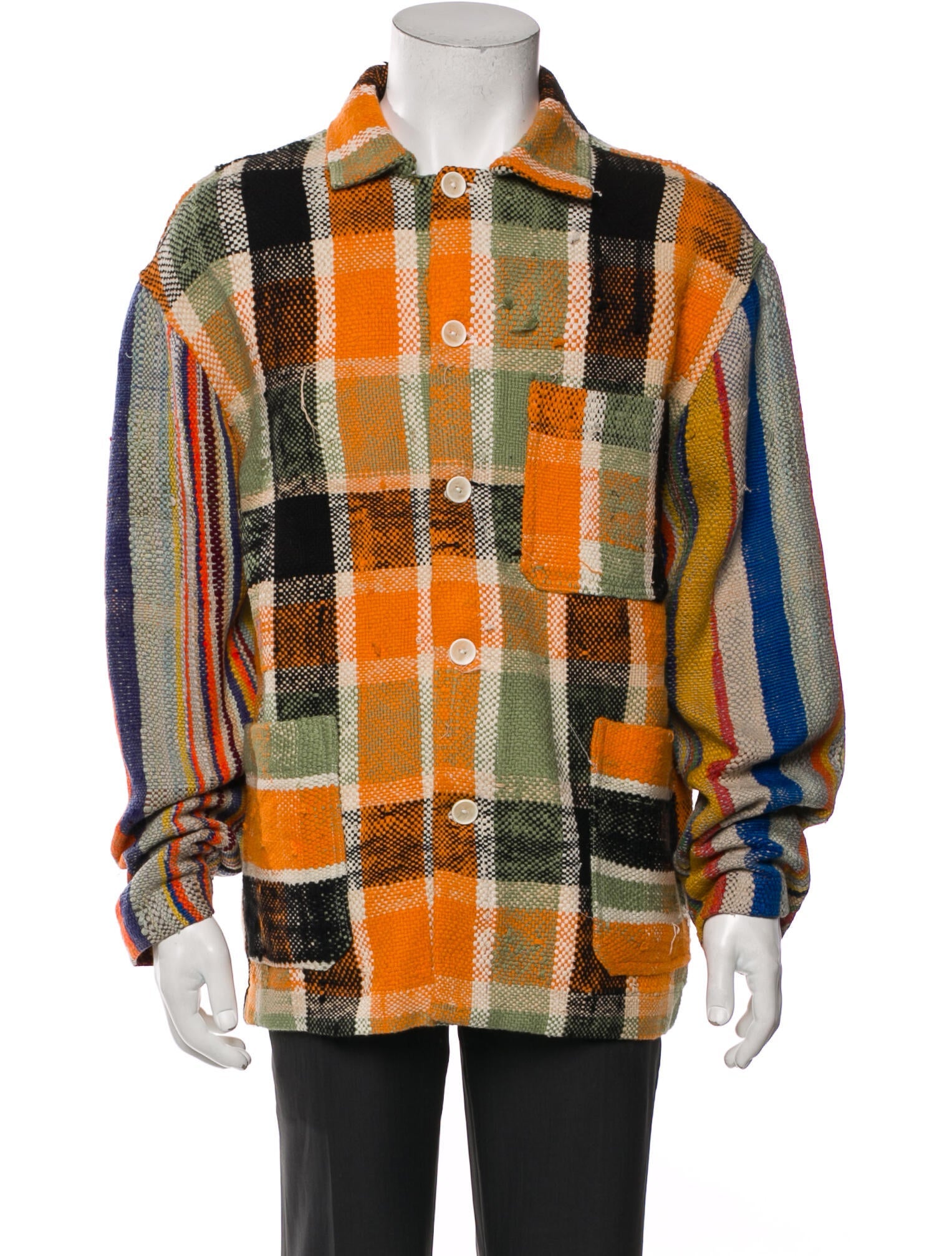 RES IPSA Plaid Print Bomber Jacket