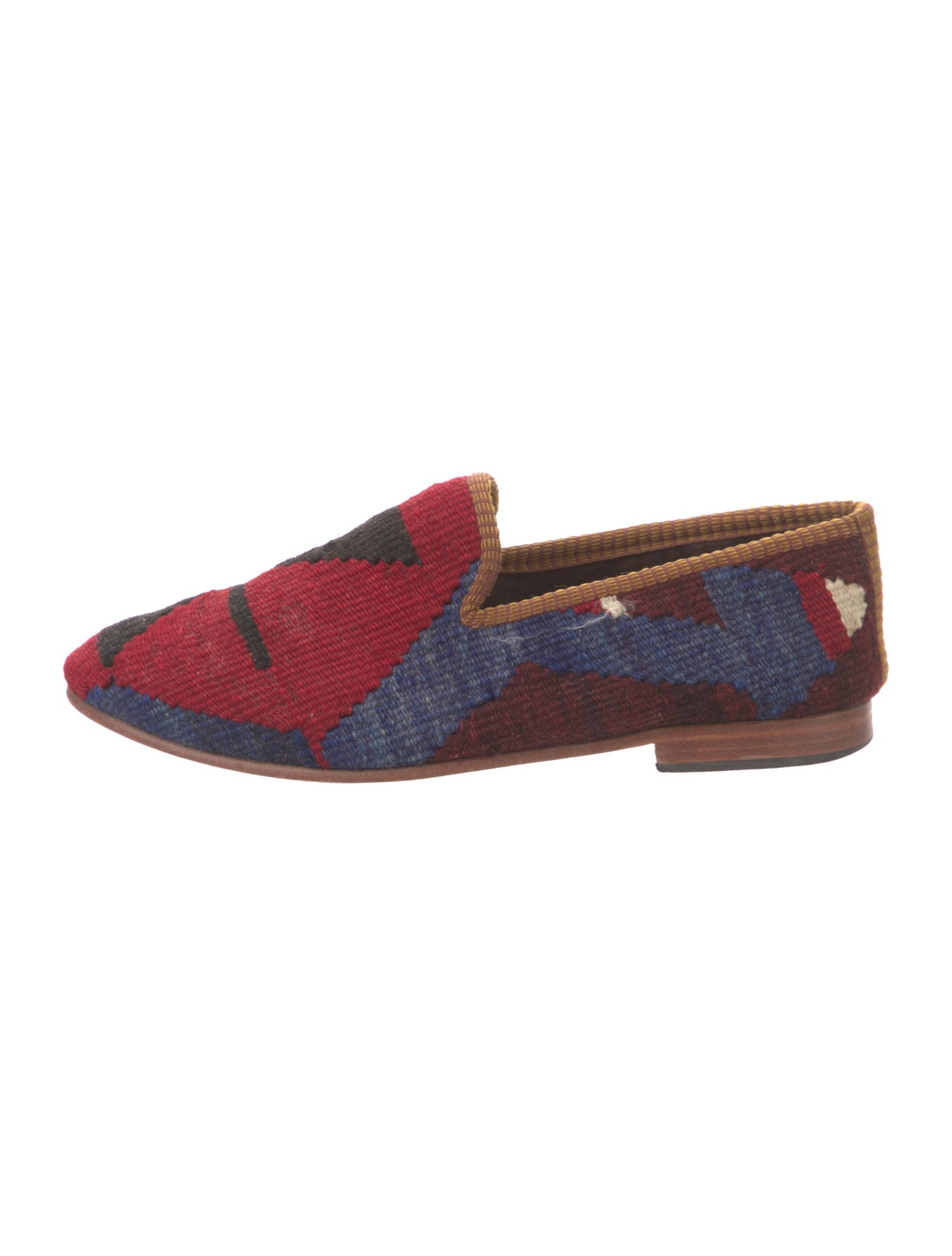 RES IPSA Wool Patterned Loafers