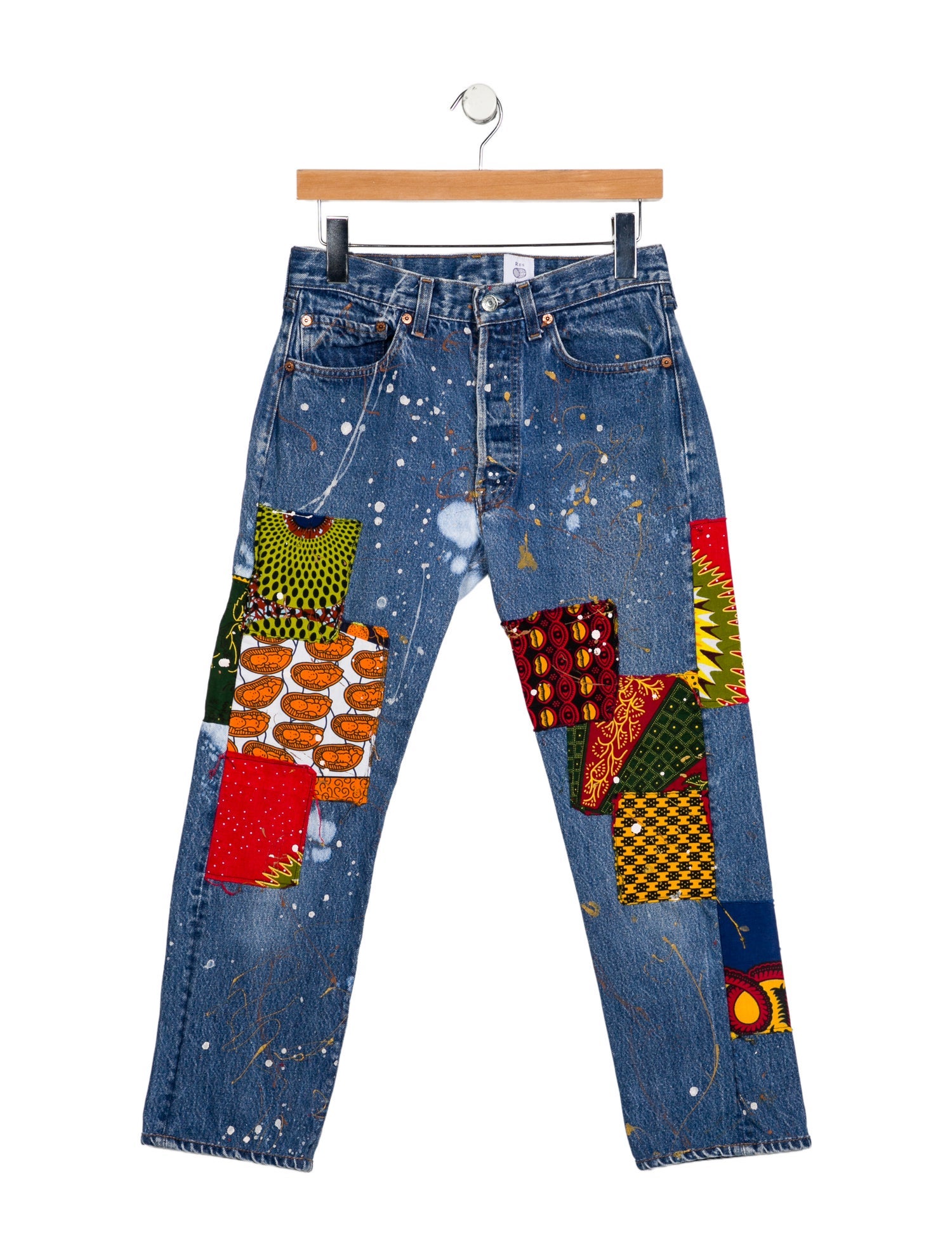 RES IPSA Mid-Rise Straight Leg Jeans