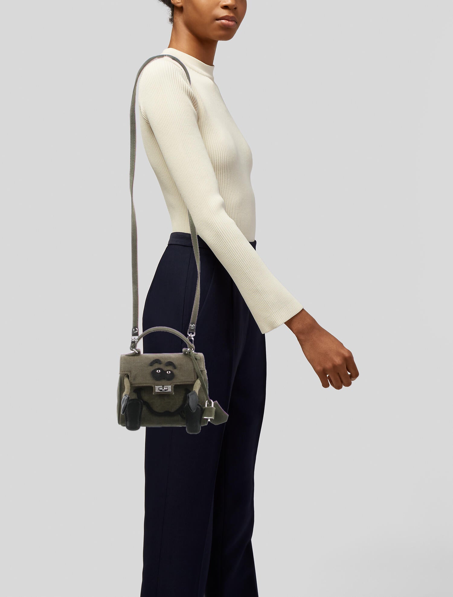 readymade × DR.WOO Monster large READYMADE x Dr Woo Monster Mini Bag - Green Mini Bags, Handbags