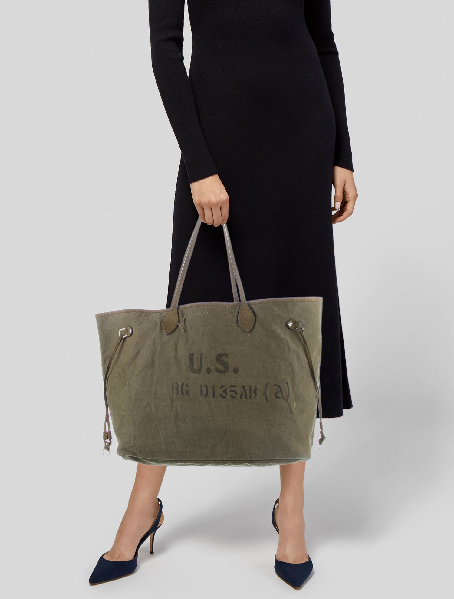 READYMADE Roomy Tote Bag - Green Totes, Handbags - WREAD20135 