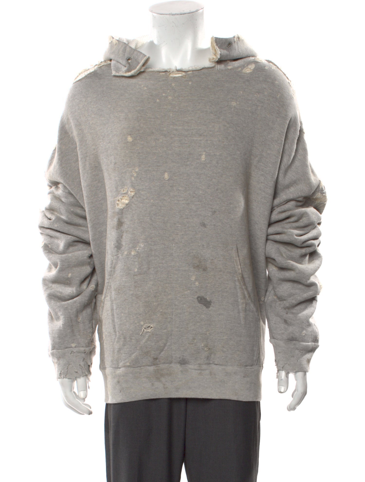 READYMADE Double Face V-Neck Sweatshirt