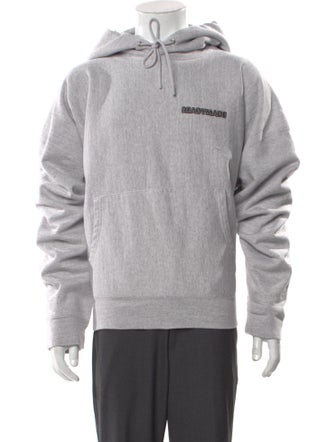 READYMADE Graphic Print V-Neck Hoodie