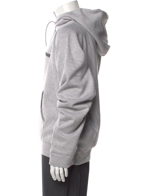 READYMADE Graphic Print V-Neck Hoodie