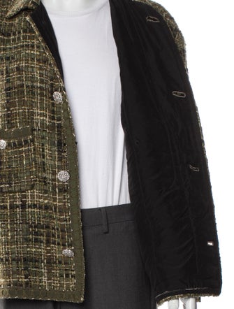 READYMADE Tweed Pattern Trucker Jacket