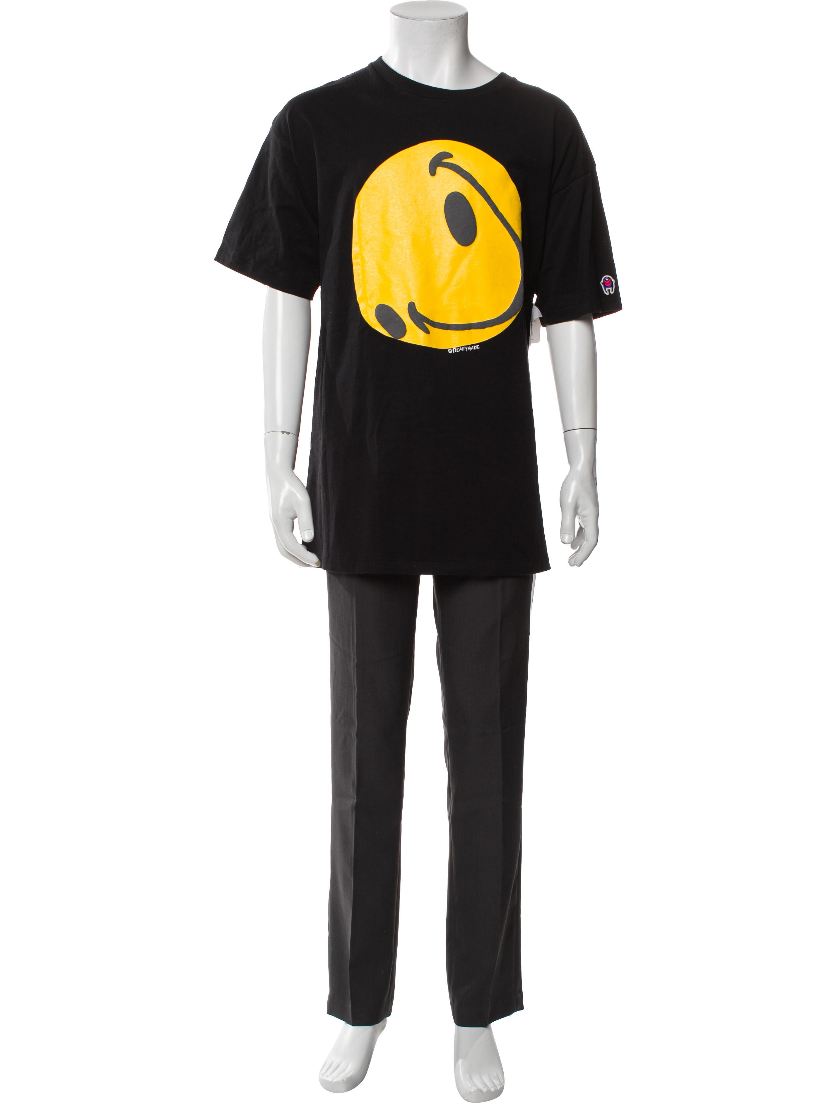 READYMADE Collapsed Face Graphic Print T-Shirt