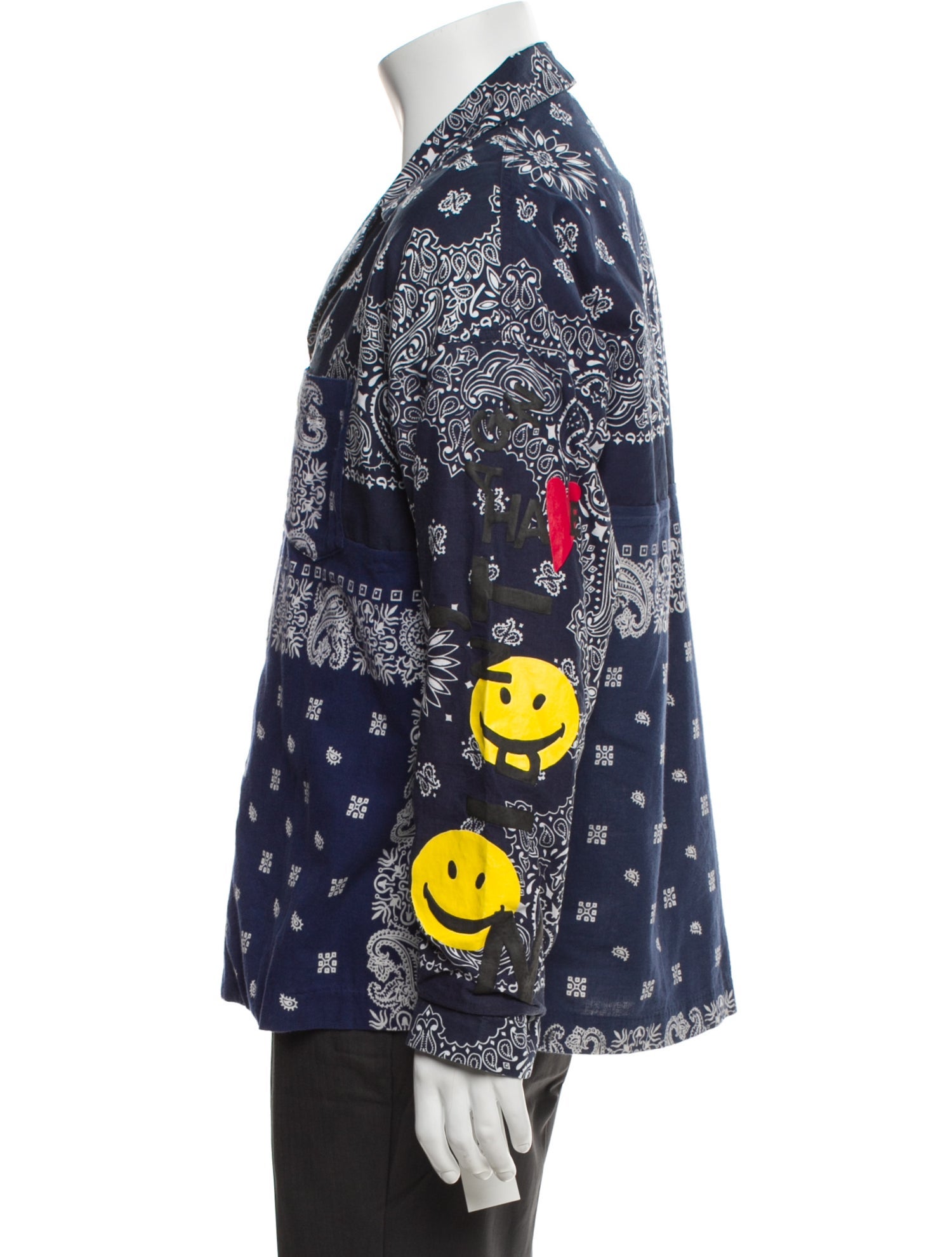 READYMADE Paisley Paisley Print Trucker Jacket