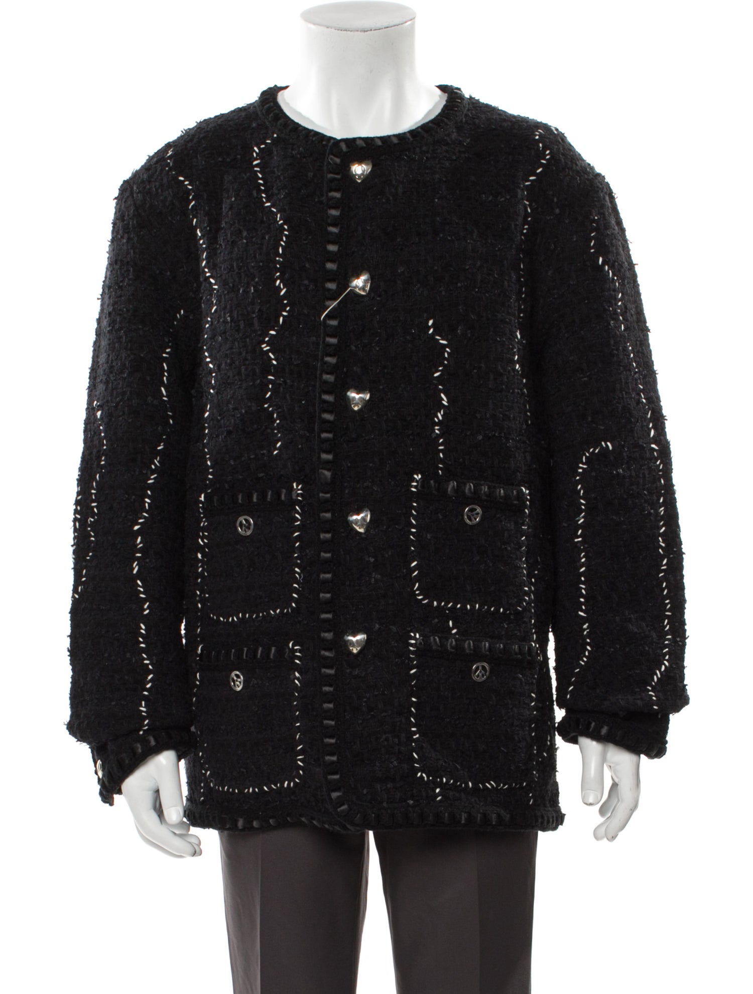 READYMADE Polka Dot Print Utility Jacket w/ Tags