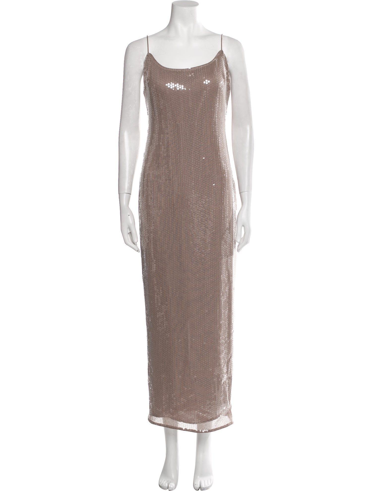 Reformation x Camille Rowe Scoop Neck Long Dress