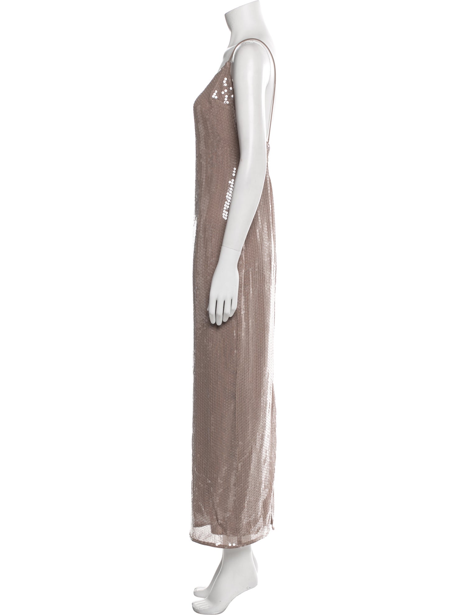Reformation x Camille Rowe Scoop Neck Long Dress
